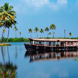 Experience backwater cruises in traditional houseboats