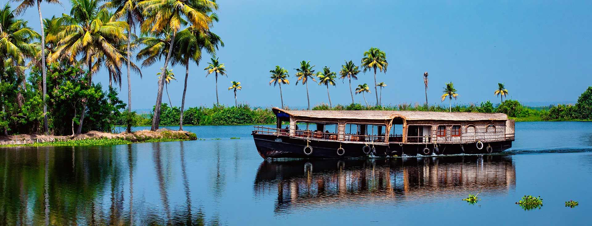 Experience backwater cruises in traditional houseboats