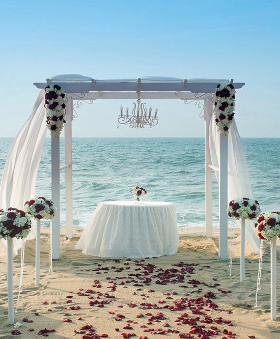 Beach wedding in Kerala