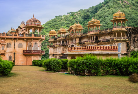 The Galtaji Temple is a remarkable Hindu pilgrimage destination 