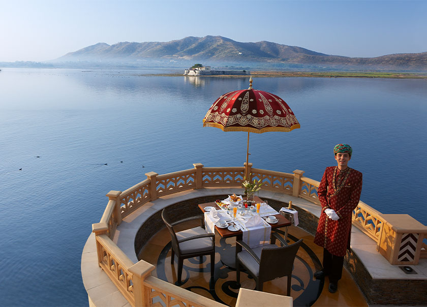 Breakfast by Lake Pichola