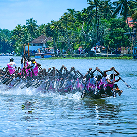 Famour snake boat races in Kerala