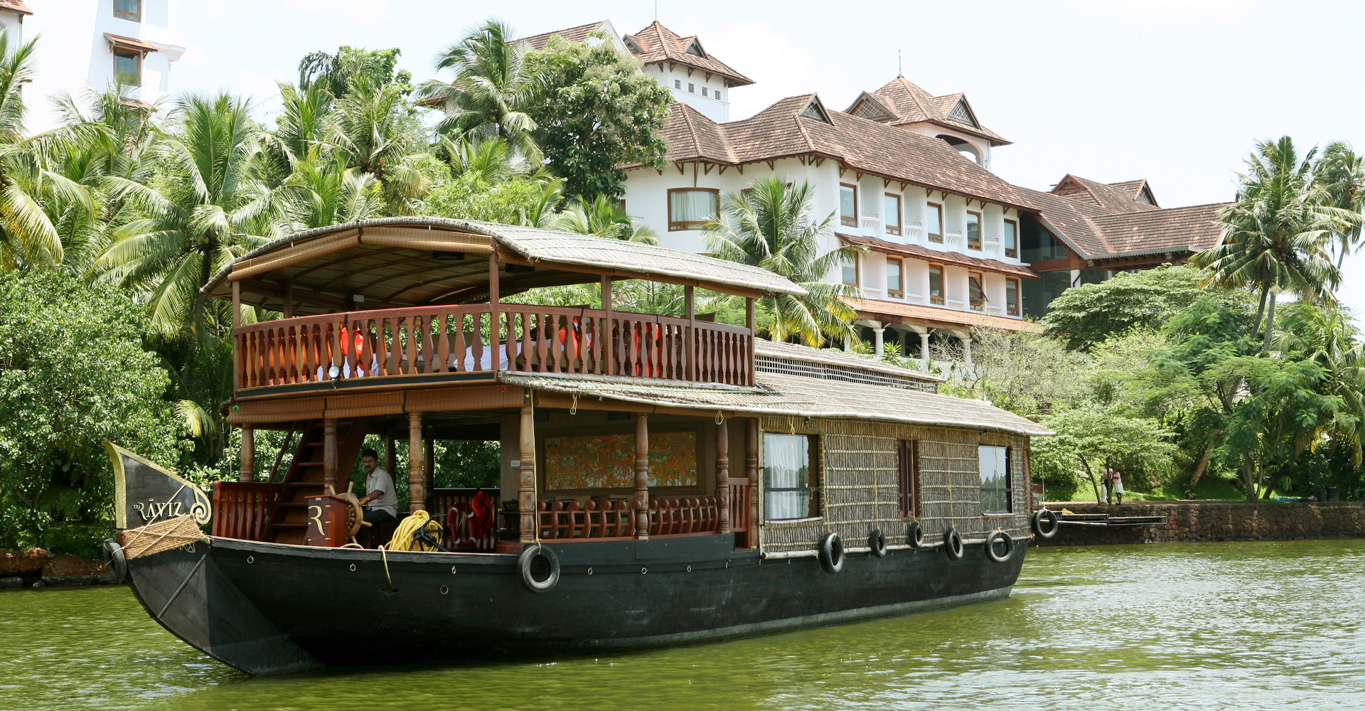 Mahayana Houseboat at The Leela Ashtamudi, A Raviz Hotel