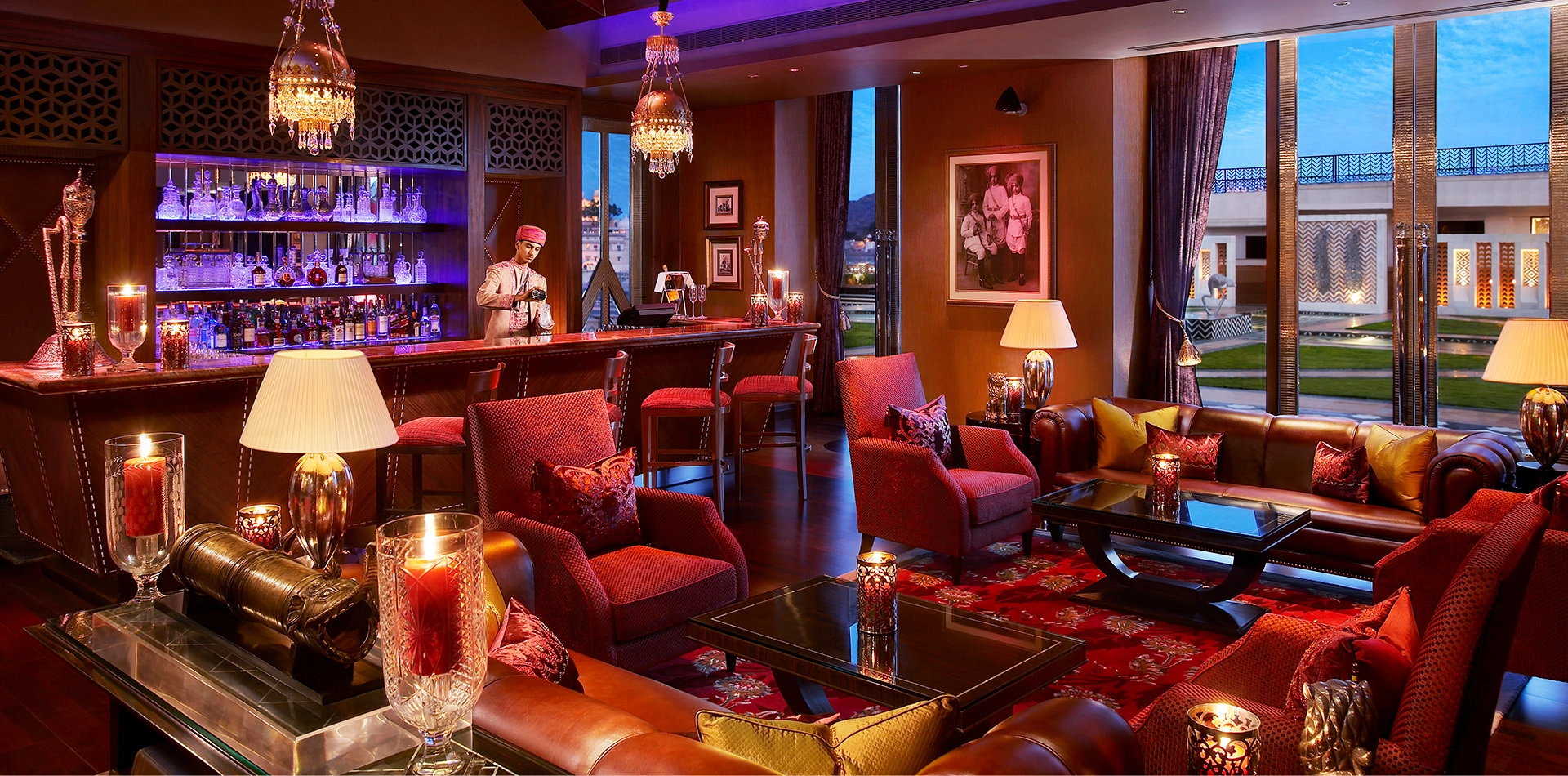 The Library Bar - The Leela Palace Udaipur