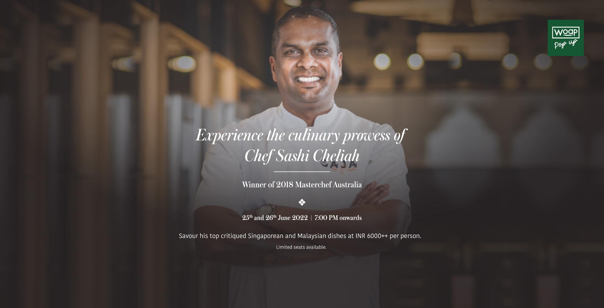 Chef Sashi Cheliah Masterchef Australia