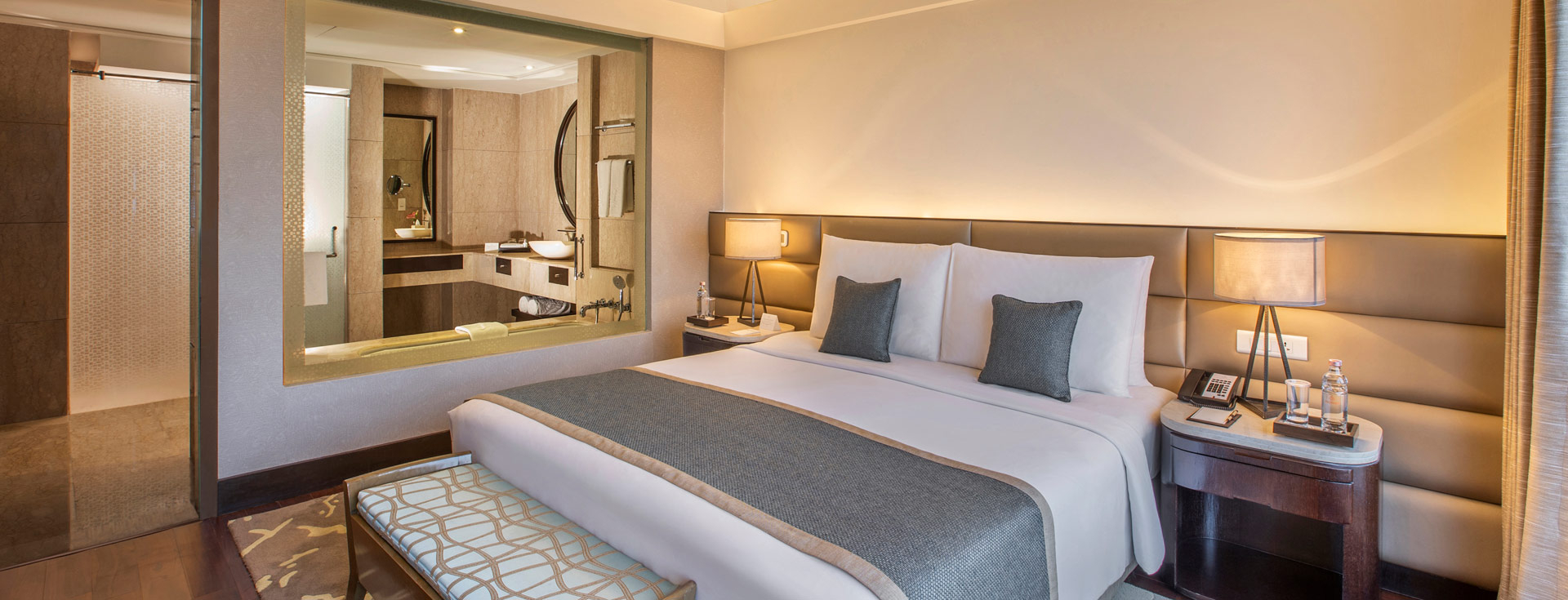 Deluxe Suite at The Leela Ambience Convention Hotel Delhi