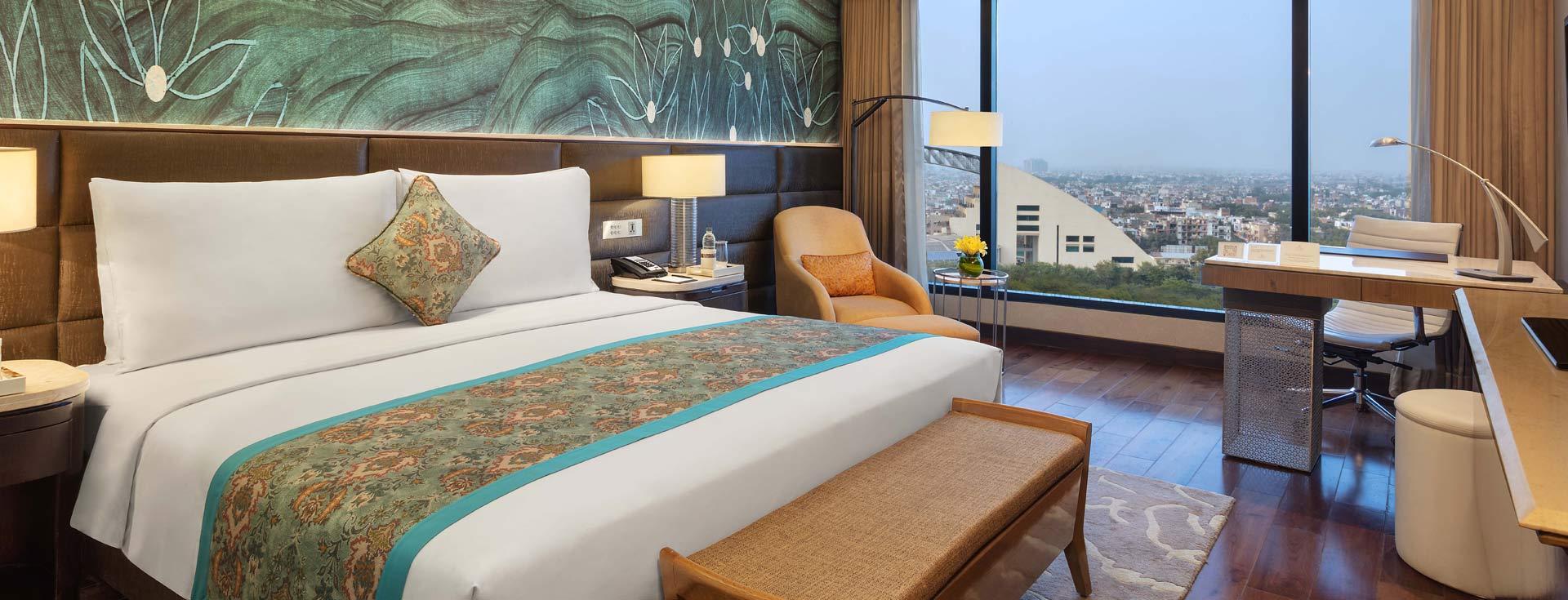 Deluxe Suite at The Leela Ambience Convention Hotel Delhi