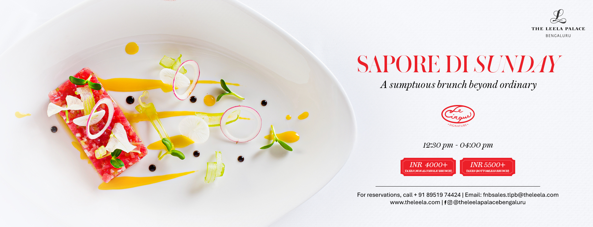 Sunday Brunch at Le Cirque