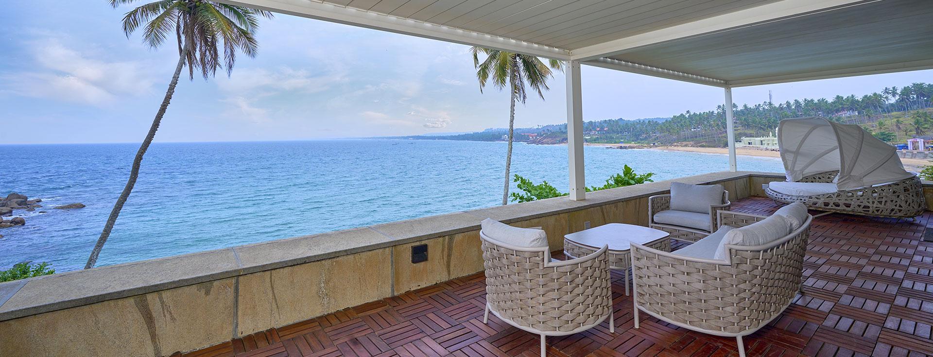 Luxurious Ocean View Suite at The Leela Kovalam