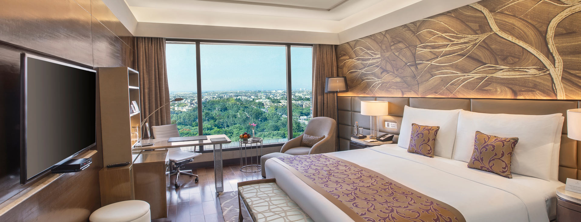 Premier Room at The Leela Ambience Convention Hotel Delhi 