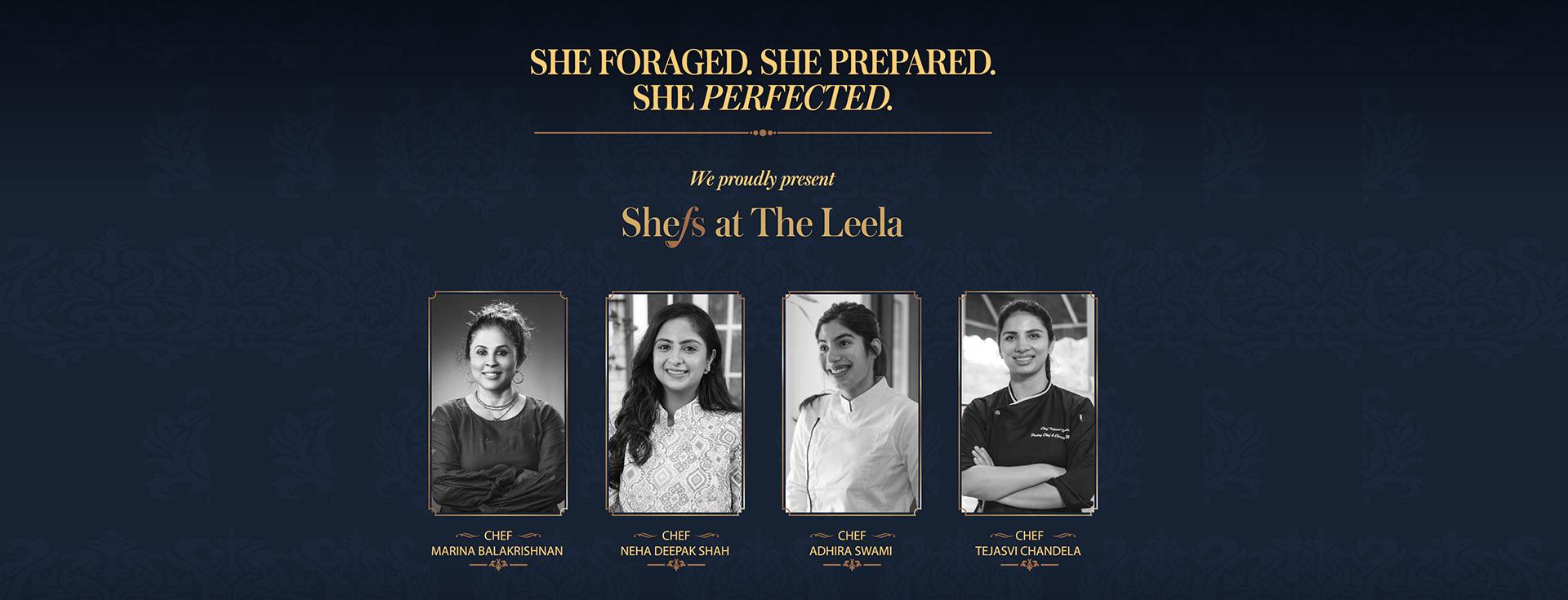 Shefs at The Leela - A unique celebration of women chefs