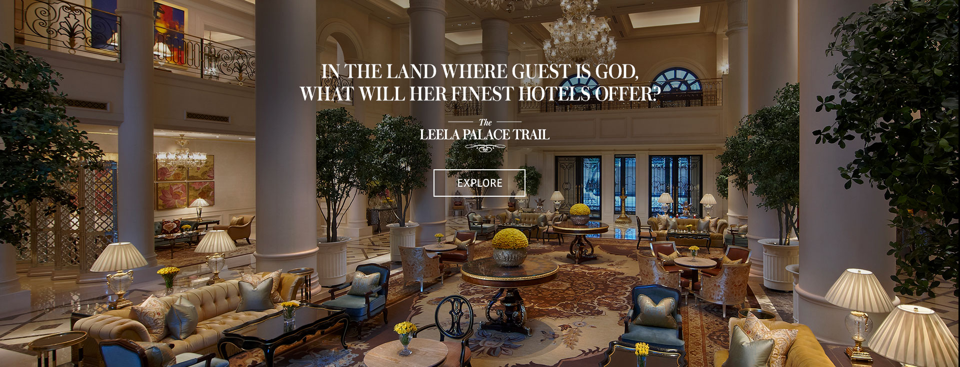 The Leela Palace Trail