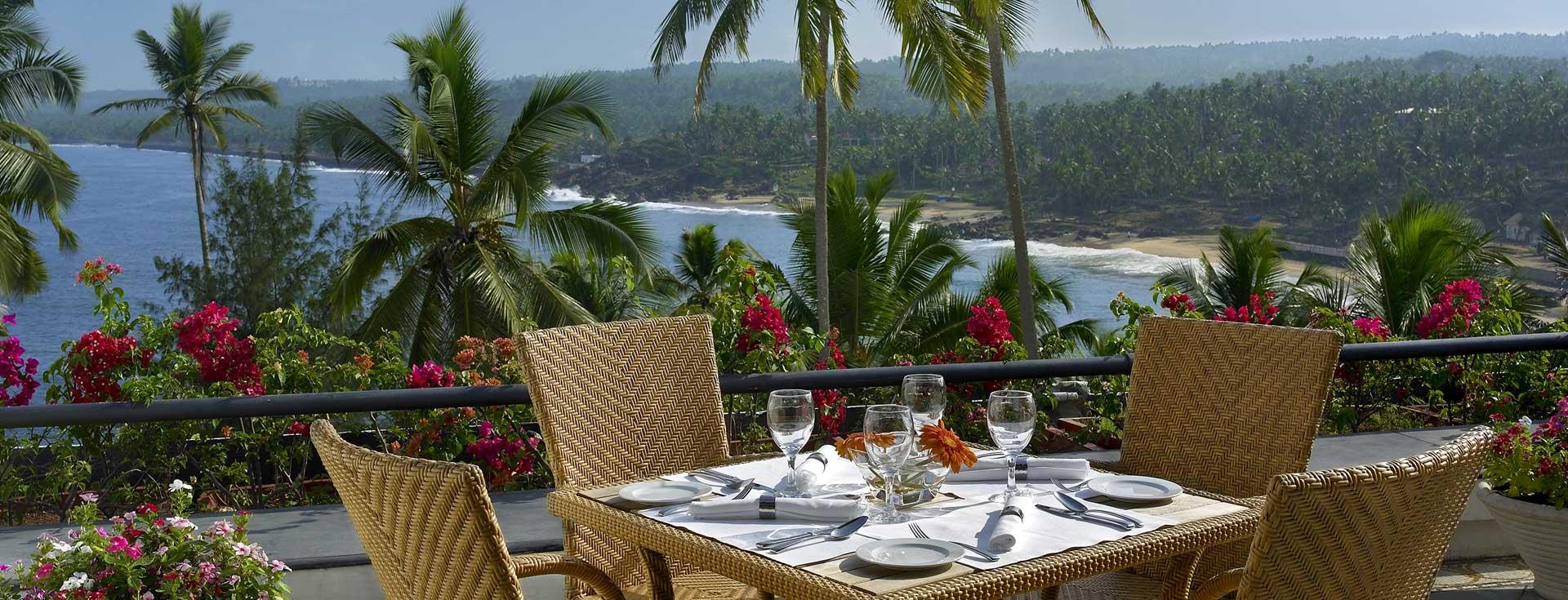 The Terrace - All-day dining at The Leela Kovalam