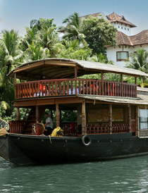 Houseboat cruising