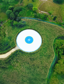 Private helipad access and discreet arrival