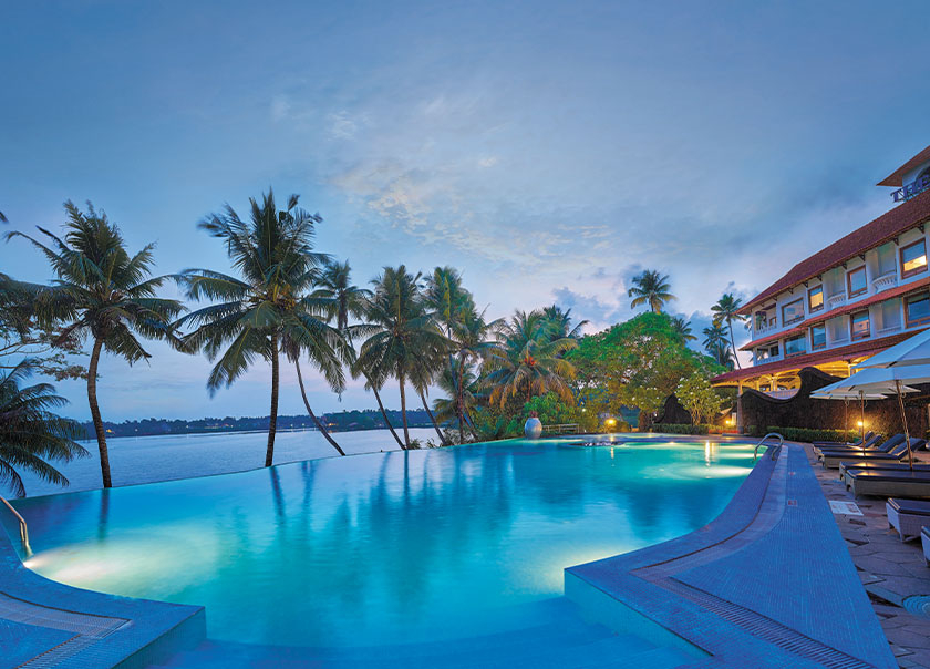 The Raviz Best 5 Star Luxury Family Resort in Kerala | The Leela Ashtamudi, A ...