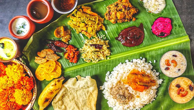 Essence of Kerala’s traditional Sadhya 