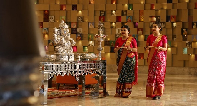 Ceremonial Ritual - The Leela Hyderabad